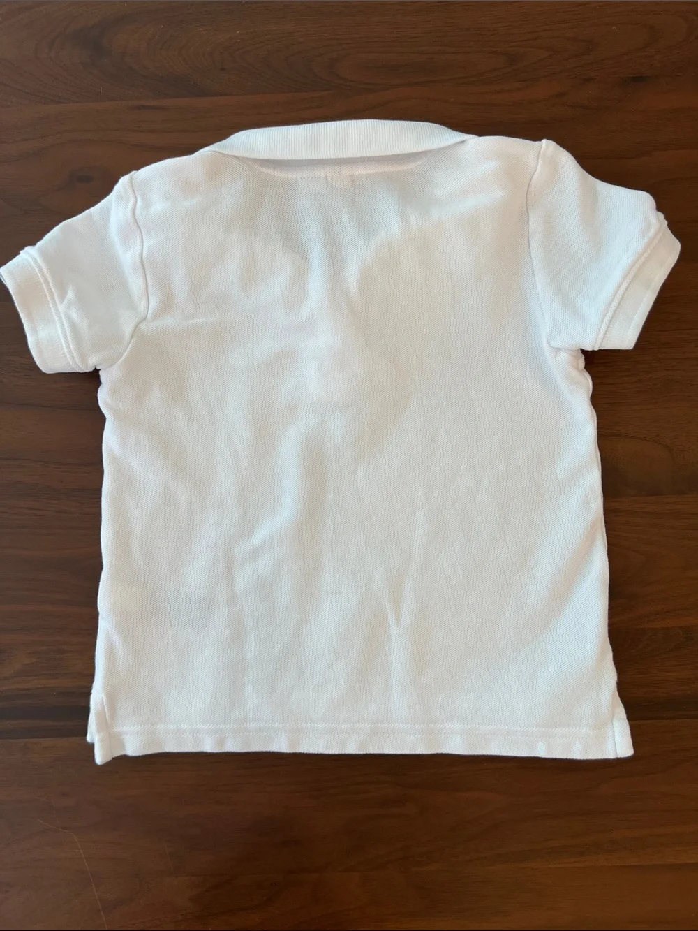 Janie and Jack Classic White Polo Shirt, 3T